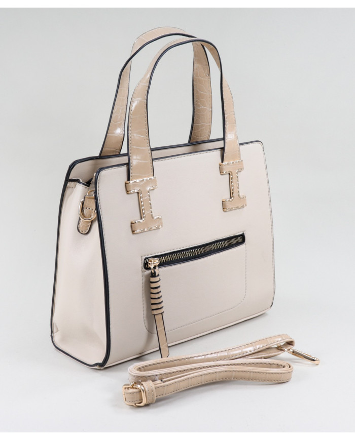 Mala Bege de Senhora de Mão