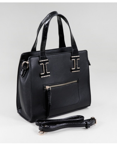 Mala Preta de Senhora de Mão