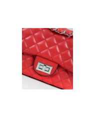 Red Lady Bag with Chains