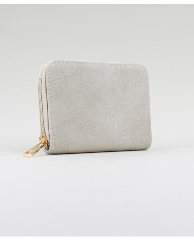 Carteira Pequena Cinza de Senhora