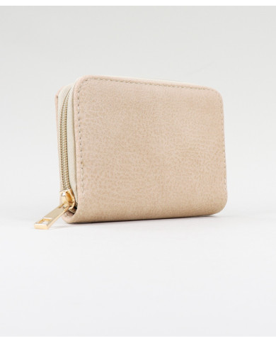 Wallet de la pequeña Taupe de las mujeres