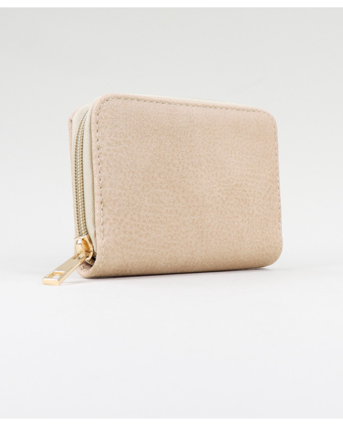 Wallet de la pequeña Taupe de las mujeres