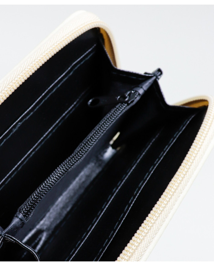 Carteira Pequena Bege de Senhora