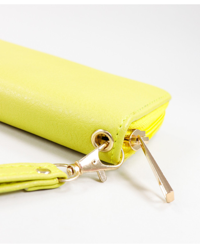 Large Yellow Wallet of Lady