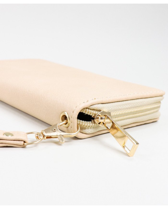 Large Lady Taupe Wallet