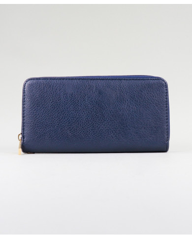 Large Lady Blue Wallet