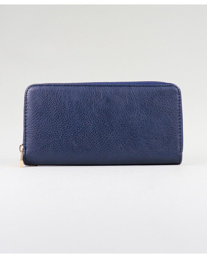 Large Lady Blue Wallet