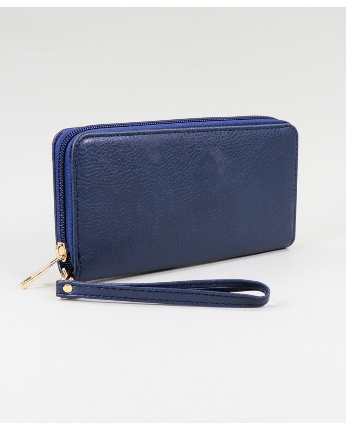Large Lady Blue Wallet