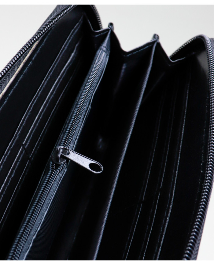 Carteira Grande Preto de Senhora