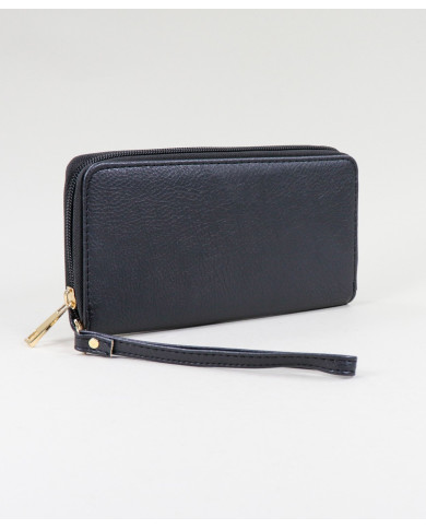 Women's Large Black Wallet