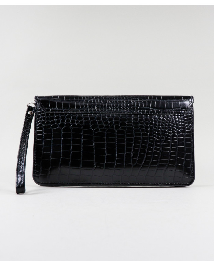 Cartera negra de mujeres con mango extraíble