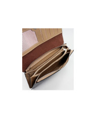 Women's Black Wallet with Removable Handle