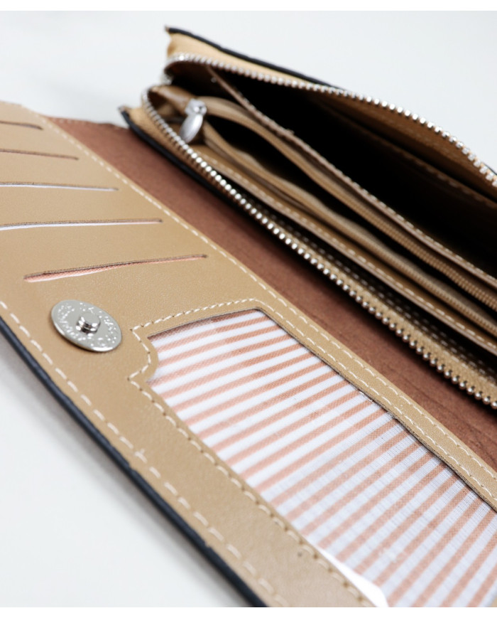 Women's Mustard Wallet with Removable Handle