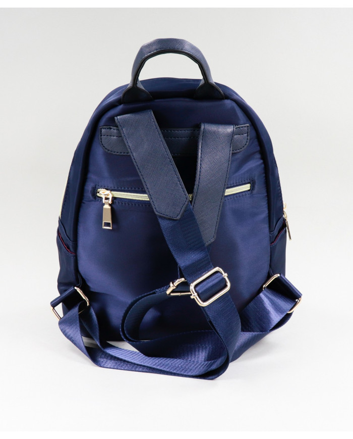 Mochila azul de las mujeres Nylon