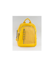 Mochila Amarela de Senhora com Tachas