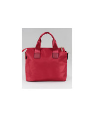Mala Vermelho Nylon de Senhora com Bolso Frontal
