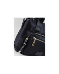 Mala Preto Nylon de Senhora com Bolso Frontal