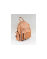 Mochila Camel com Bolso Frontal e Tachas