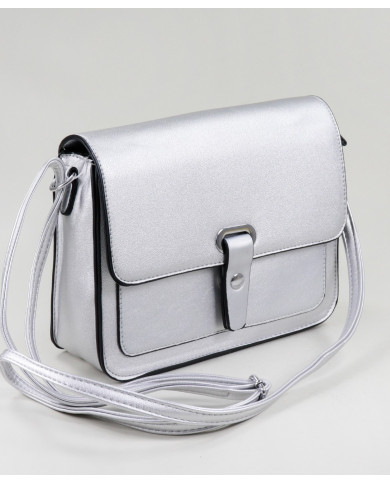 Caja de plata de damas con manija ajustable