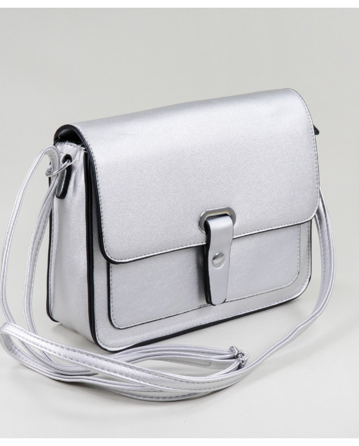 Caja de plata de damas con manija ajustable