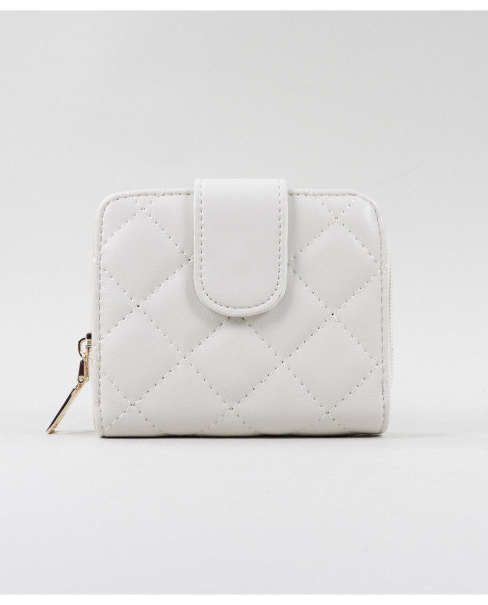 Beige Wallet acolchado Mujer