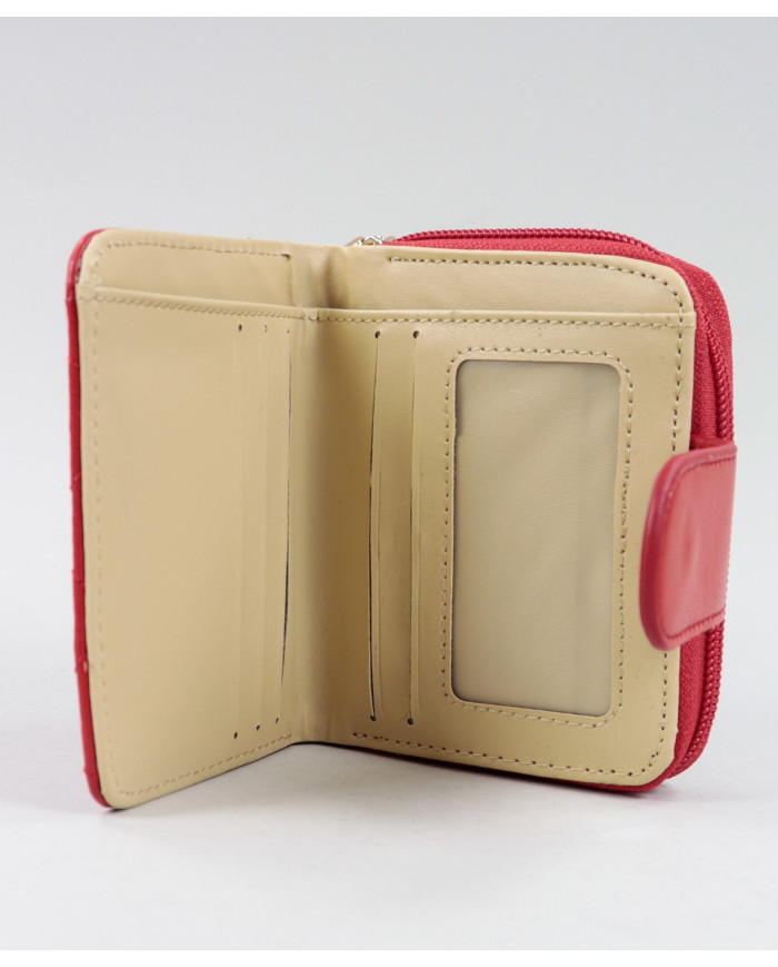 Women's Padded Red Wallet