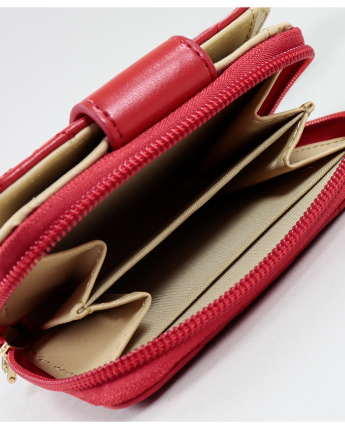 Women's Padded Red Wallet
