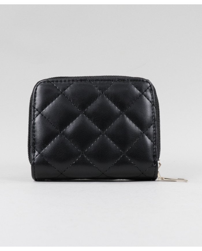 Padded Black Wallet Female
