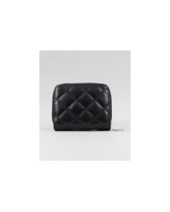 Padded Black Wallet Female