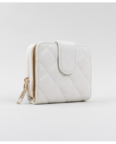 Beige Wallet acolchado Mujer
