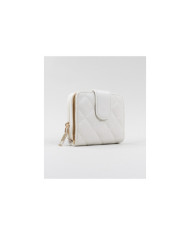 Beige Wallet acolchado Mujer