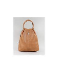 Mochila Camel Mujer con cierre frontal