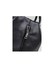 Women's Black Backpack with Front Hook