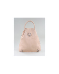 Mochila de mujer rosa con cierre frontal