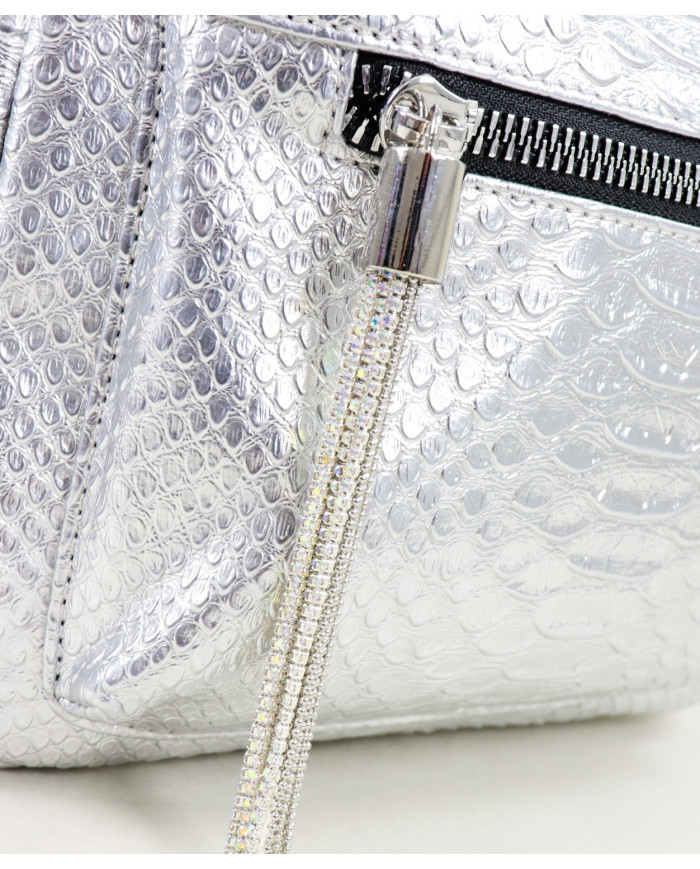 Mochila de plata de Lady Ginova con Bright Berloque