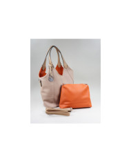 Señora Reversible Taupe Mala