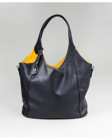 Mala negra de la dama reversible