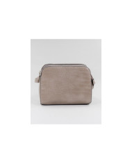 Mala Taupe com Exterior Gravado