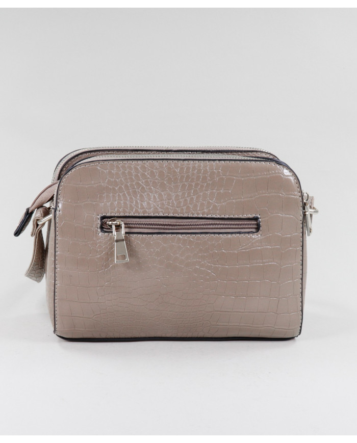 Mala Taupe com Exterior Gravado