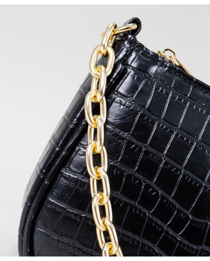 Mala Preto de Senhora com Alça Corrente