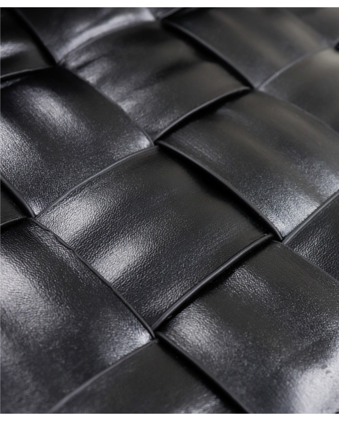 Lady's Black Mala Interlaced