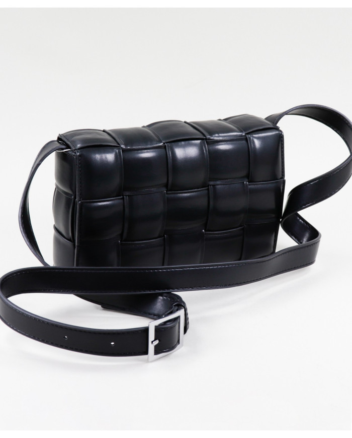 Mala Preta de Senhora Entrelaçada