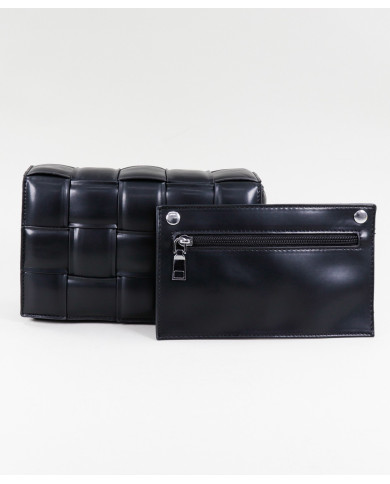 Lady's Black Mala Interlaced