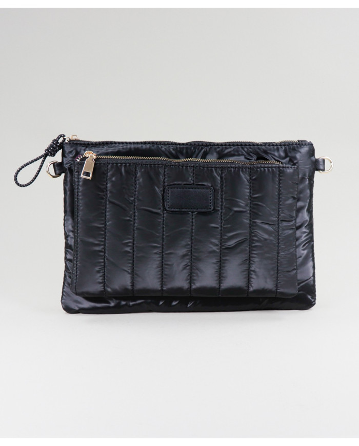 Lady's Quilted Black Mala