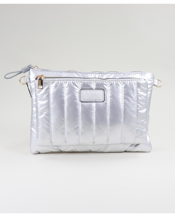 Women's Quilted Silver Case