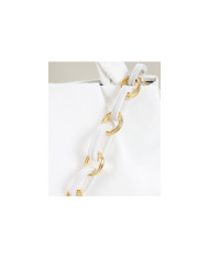 Lady White Case with Decorative Chain