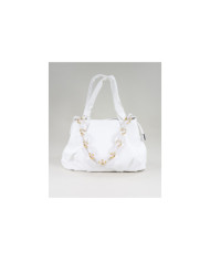 Lady White Case with Decorative Chain