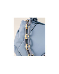 Mala Azul de Senhora com Corrente Decorativa