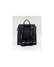 Damas Black Backpack con cierre de Tortion