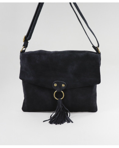 Mala Preta de Senhora com Berloque